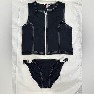 Vintage Y2K Victoria’s Secret Zip Front Tankini L